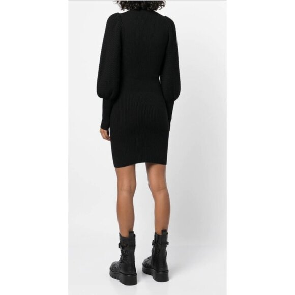 NWT Alice+Olivia Caleb long-sleeved knit dress Size M - Picture 2 of 12